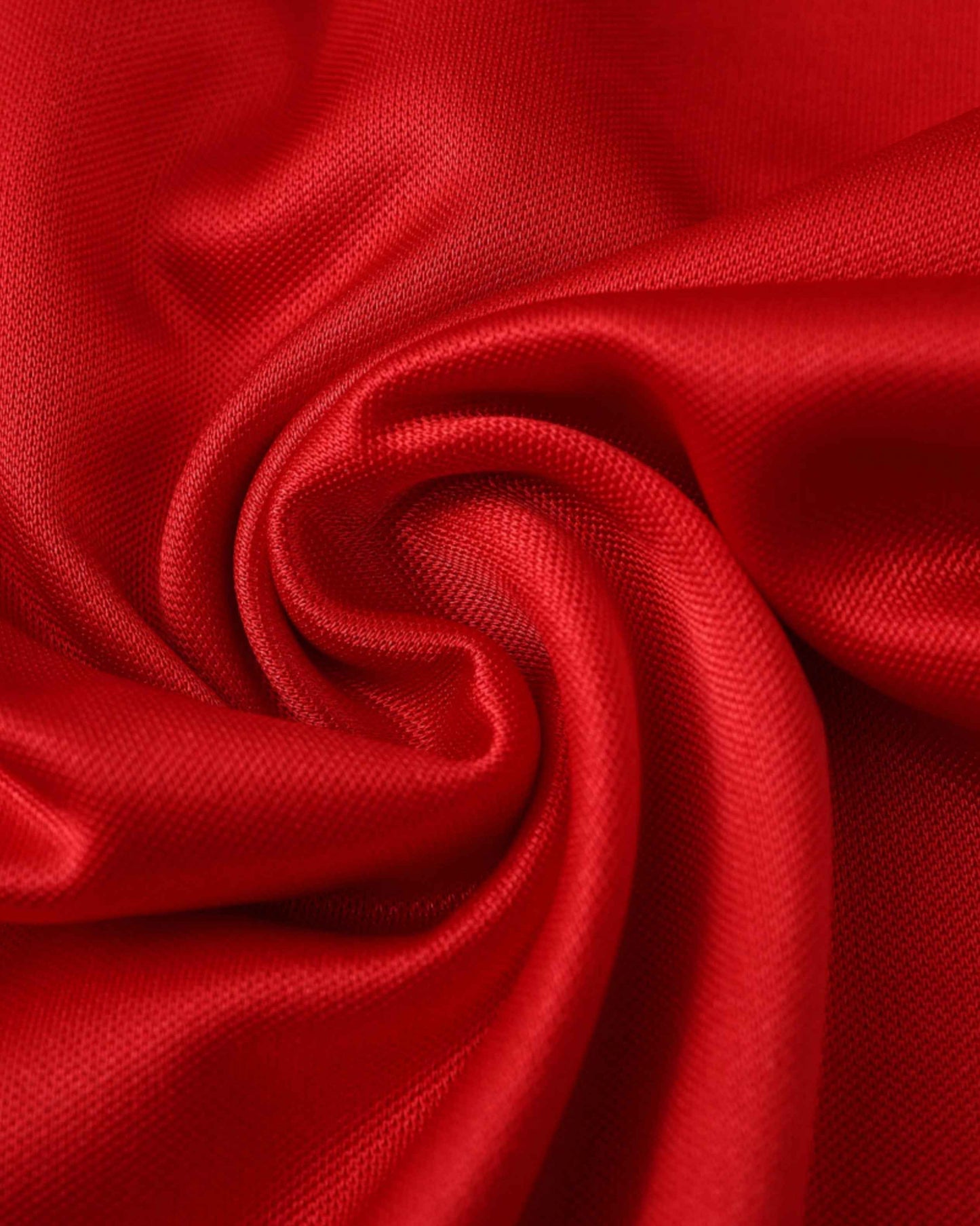 Red and blue retro football jersey with a swirling fabric texture.