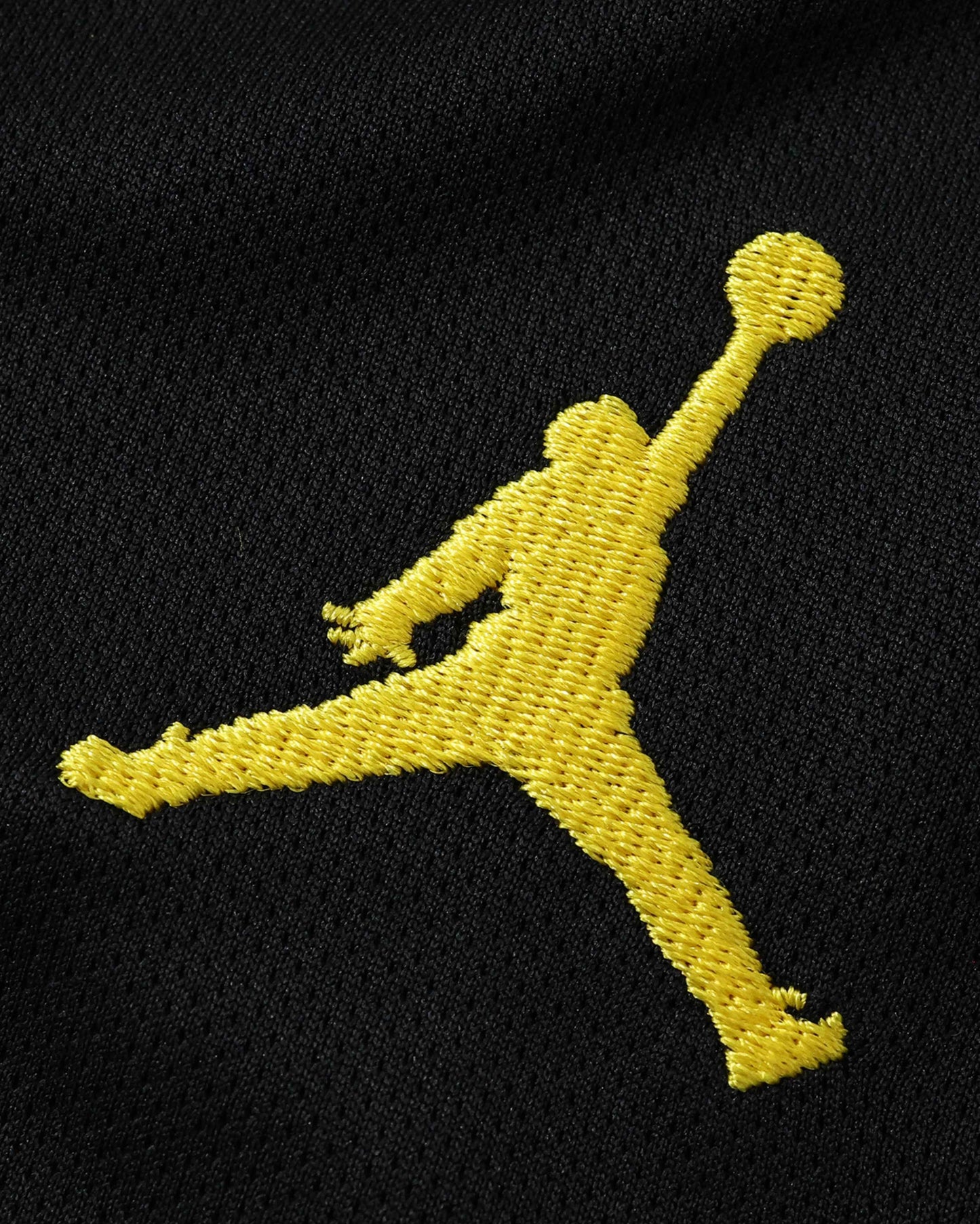 Brazil Away kids football jersey 2026 World Cup detail of black shorts with mint side panels