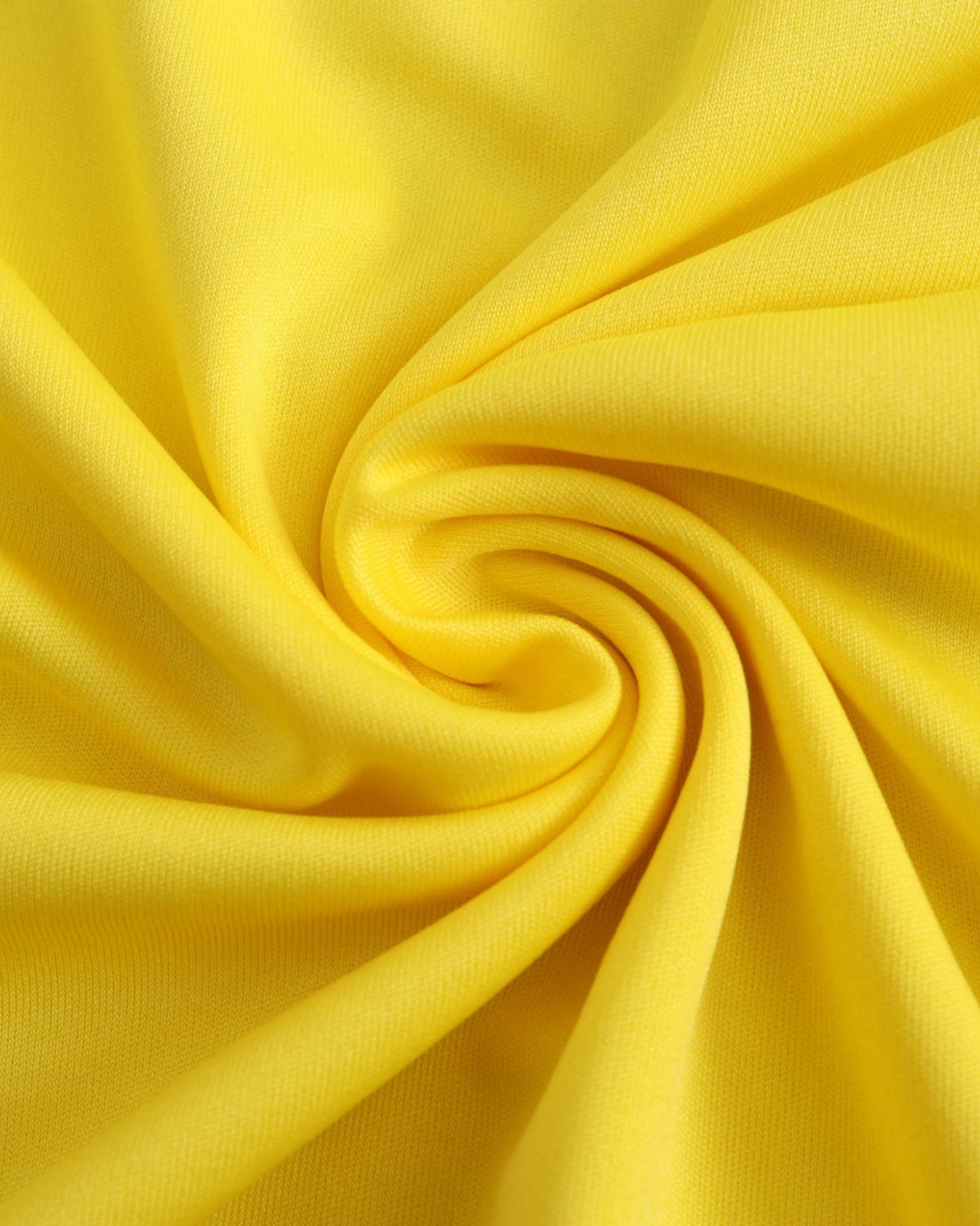 Yellow Colombia home football jersey 2024/25 close-up of breathable swirled fabric texture