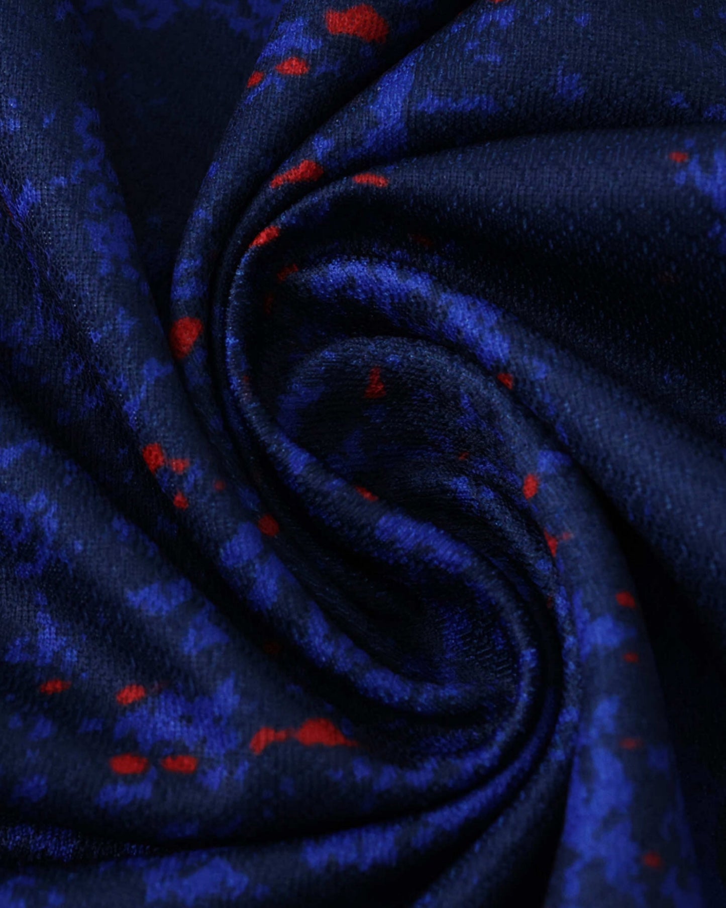 France home football jersey 2025/26 close-up of dark blue speckled red and blue fabric