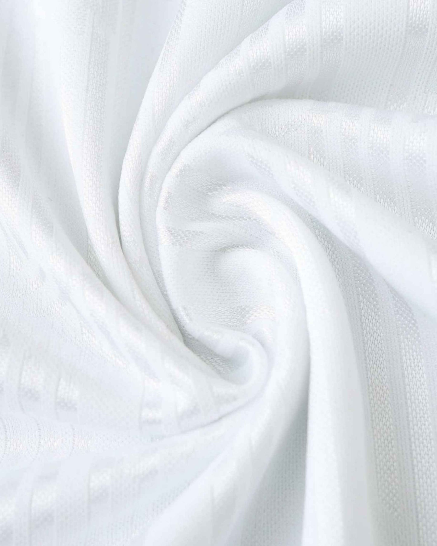White textured striped fabric detail of Germany retro home football jersey 1994/95