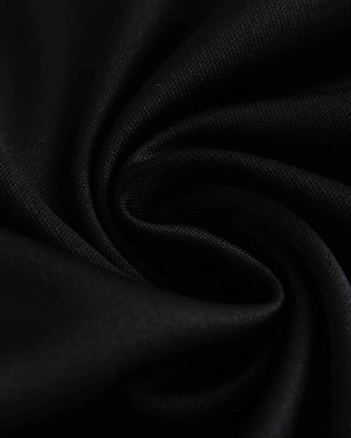 Black Germany training football jersey 2024/25 fabric detail with textured folds
