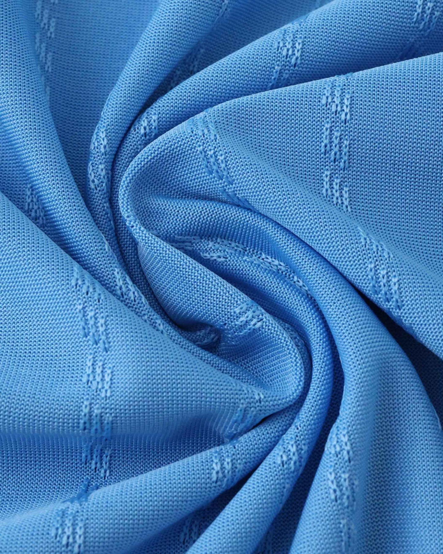 Light blue Inter Miami third football jersey 2025/26 close-up of subtle diamond textured fabric