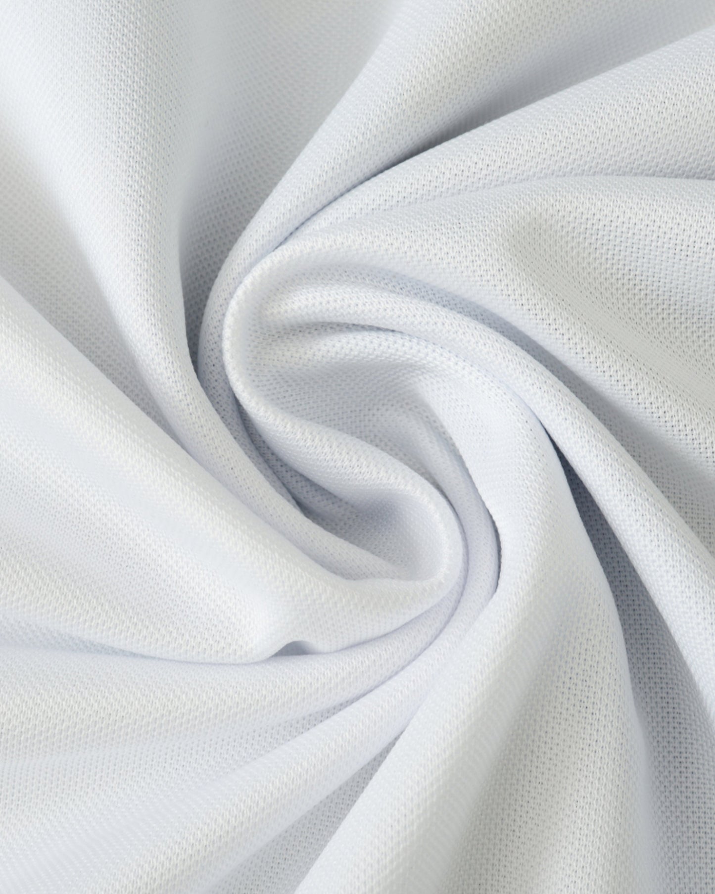 Close-up of the breathable white fabric of the Inter Milan Ninja Turtle away football jersey