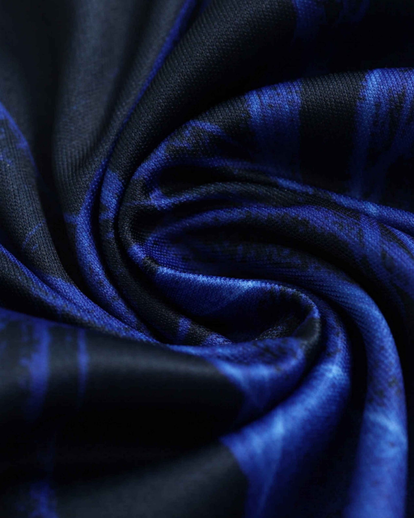 JAPAN HOME 2022 fabric with a blue and black pattern.