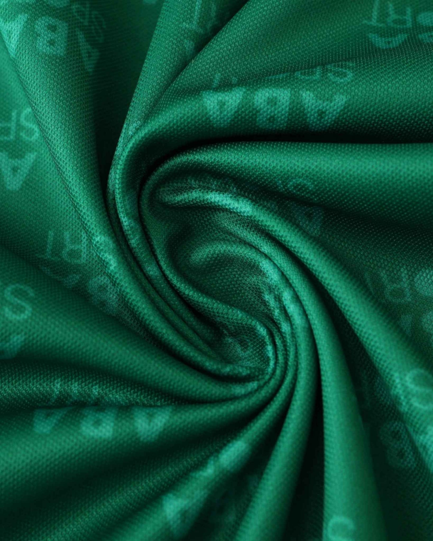 Green Footxo Mexico 1995/96 retro home football jersey with subtle pattern.