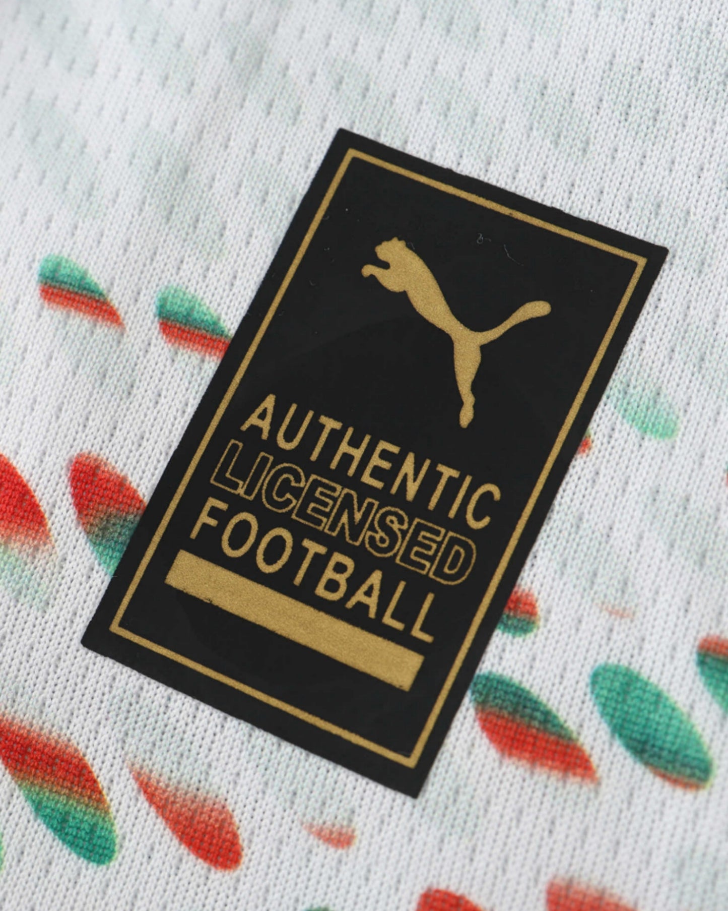 Puma authentic licensed football tag on white Portugal away jersey 2025/26