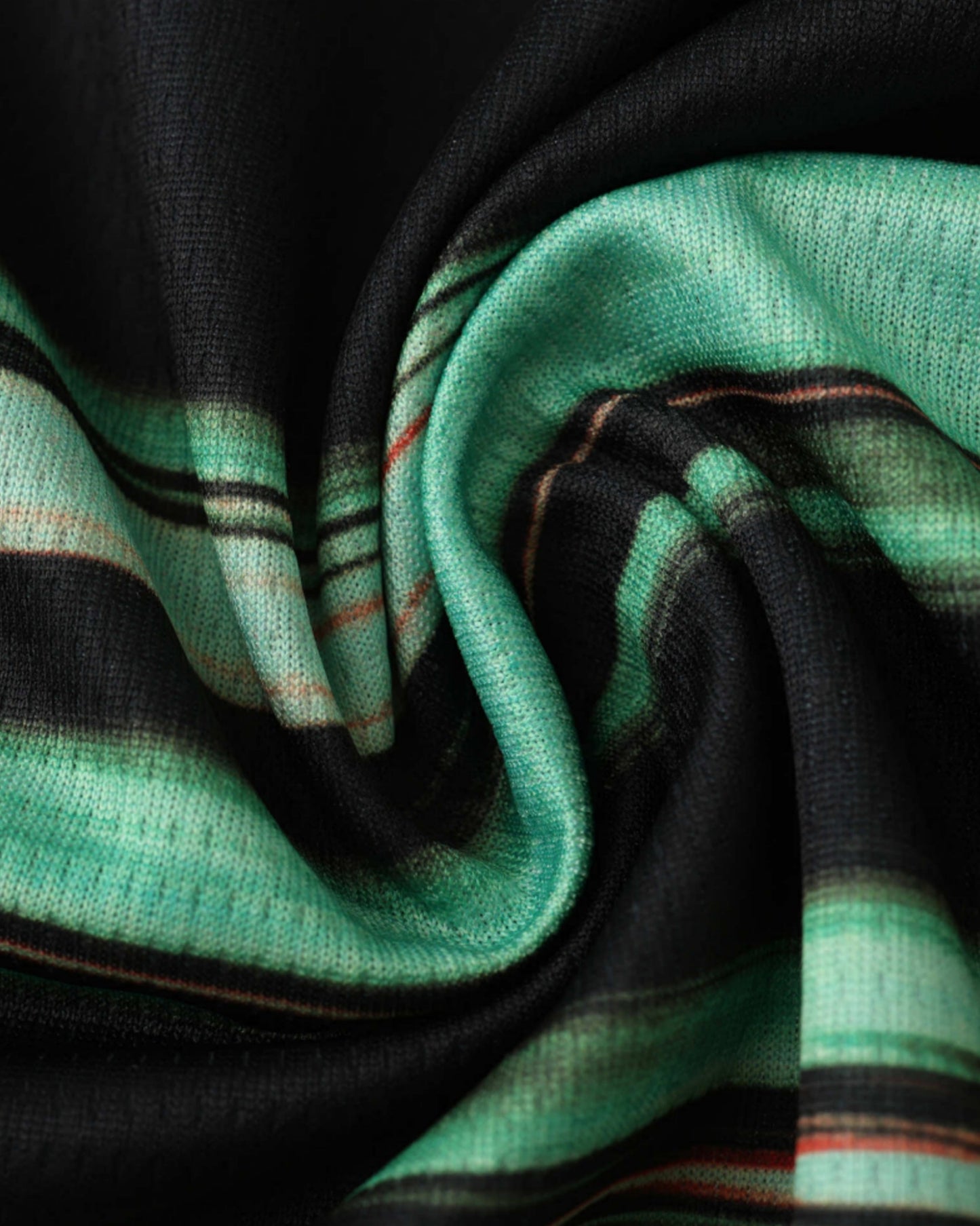 Portugal 2025/26 training football jersey black and green striped textured fabric detail