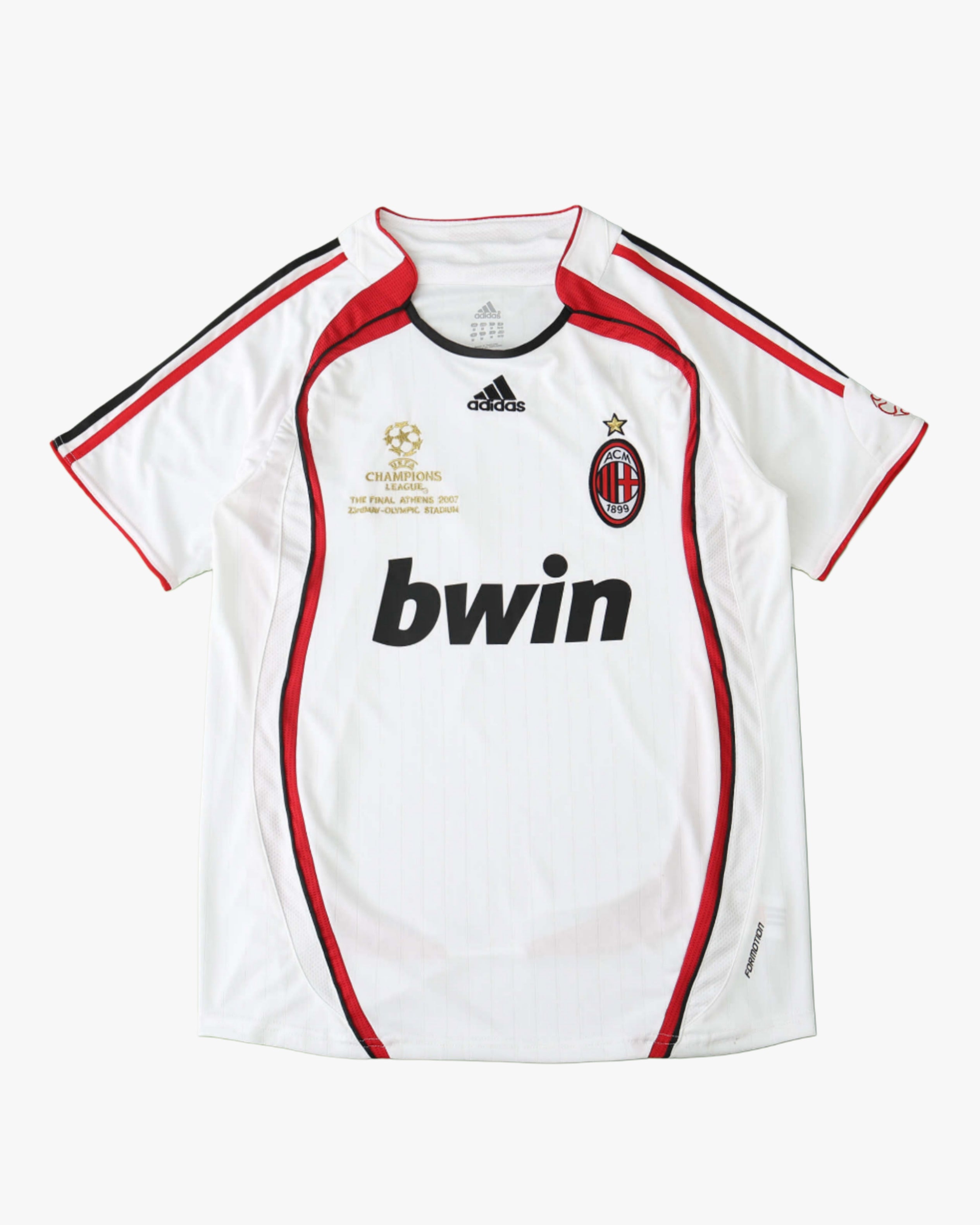 AC Milan 2006/07 Retro Away Jersey | White CL Soccer Kit – Footxo