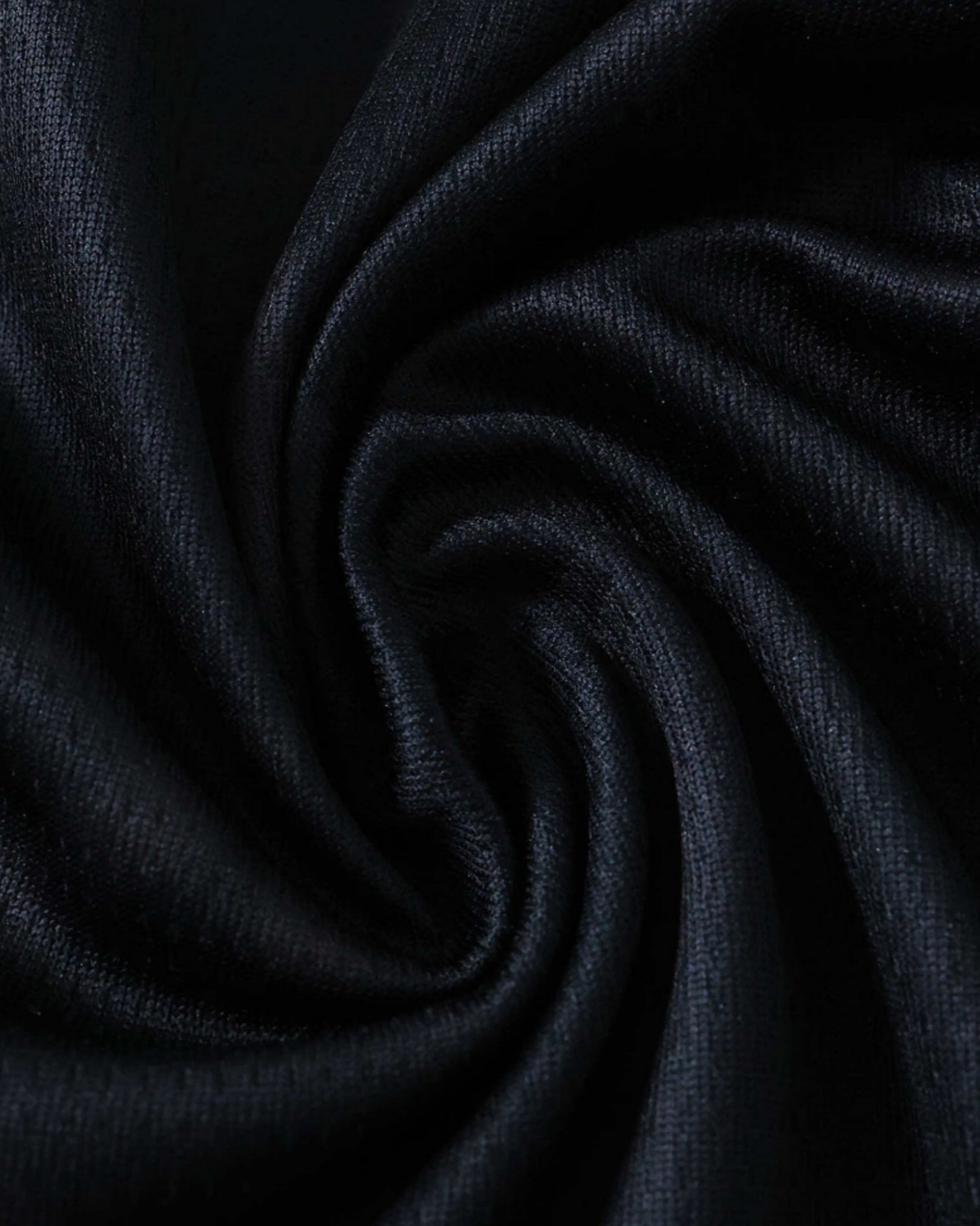 AC Milan x Off-White football jersey close-up of black textured DryCell fabric