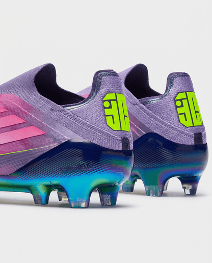 adidas F50 Elite Laceless Lamine Yamal football boots 2025 multicolour floral Sprintframe 360 soleplate