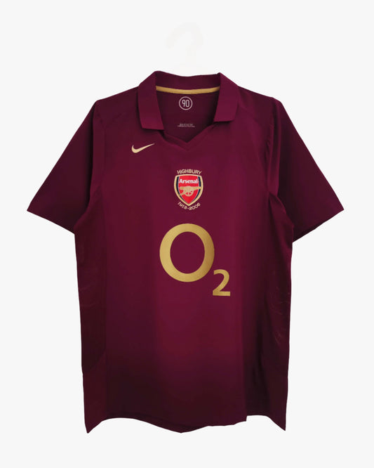 ARSENAL RETRO HOME 2005/06 - Footxo