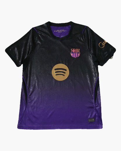 Barcelona Away 2026/27 Purple & Gold Mamba Kit — Front View