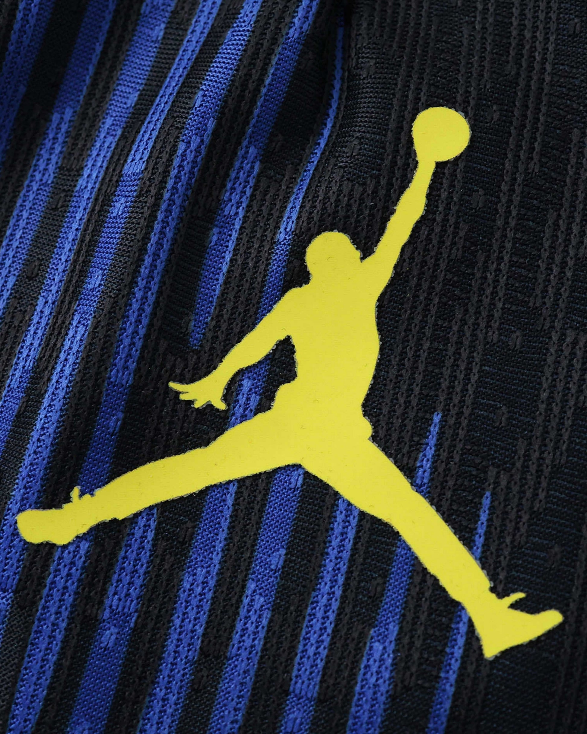 Brazil Away football jersey 2026 World Cup detail of tonal jagged print and yellow piping