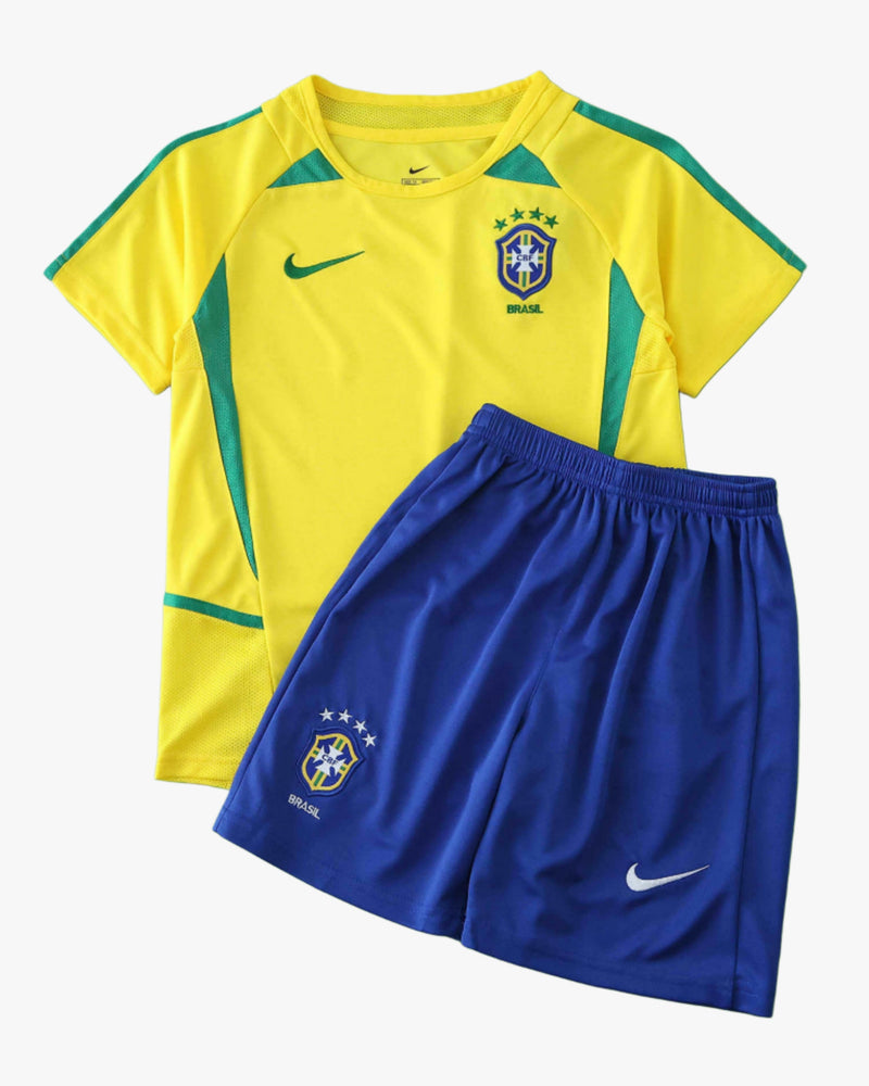 BRAZIL RETRO HOME 2003/04 KIDS - Footxo