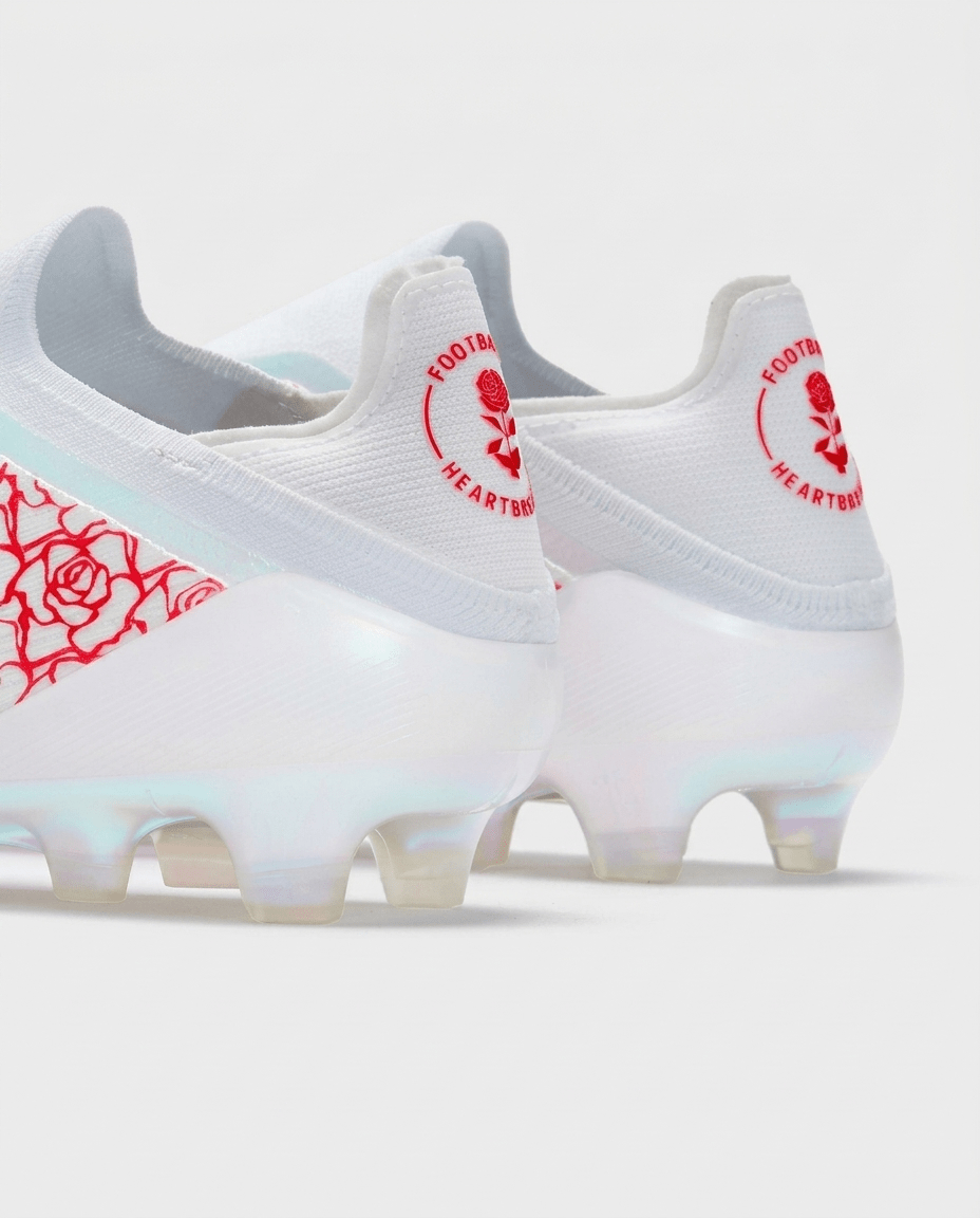 F50 Elite x Lamine Yamal Heartbreaker football boots chrome Sprintplate 360 soleplate detail