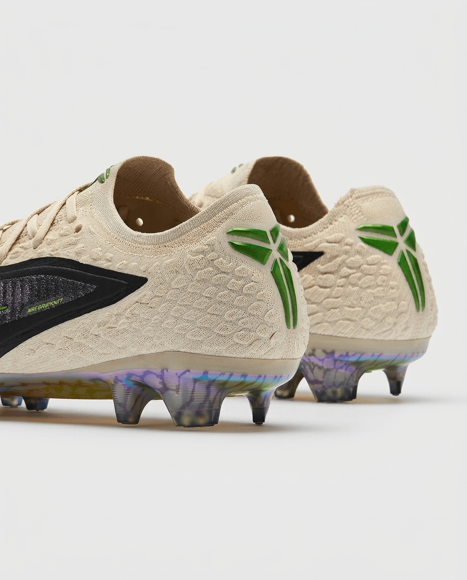 Nike Phantom 6 Low Elite SE FG Black Mamba football boots colourful faceted soleplate detail