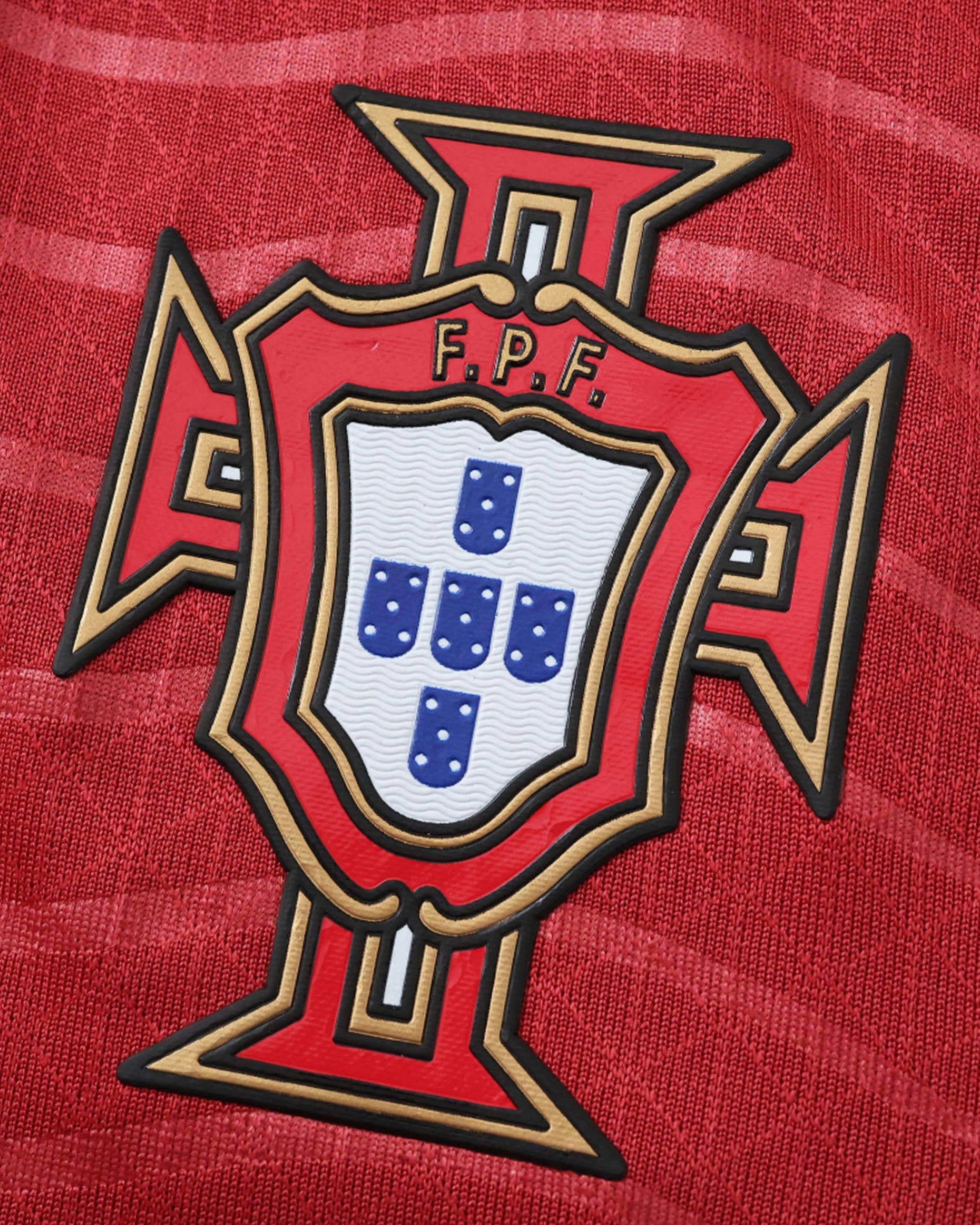 Portugal national team soccer jersey with crest.
