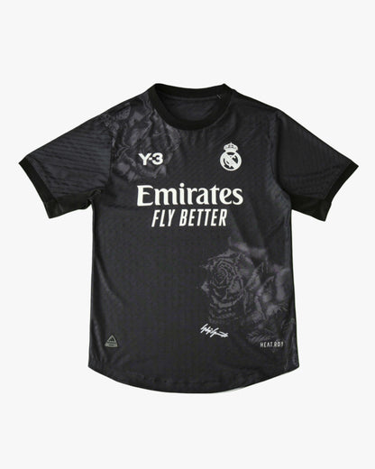 REAL MADRID x Y3 BLACK PREMIUM KIT - Footxo