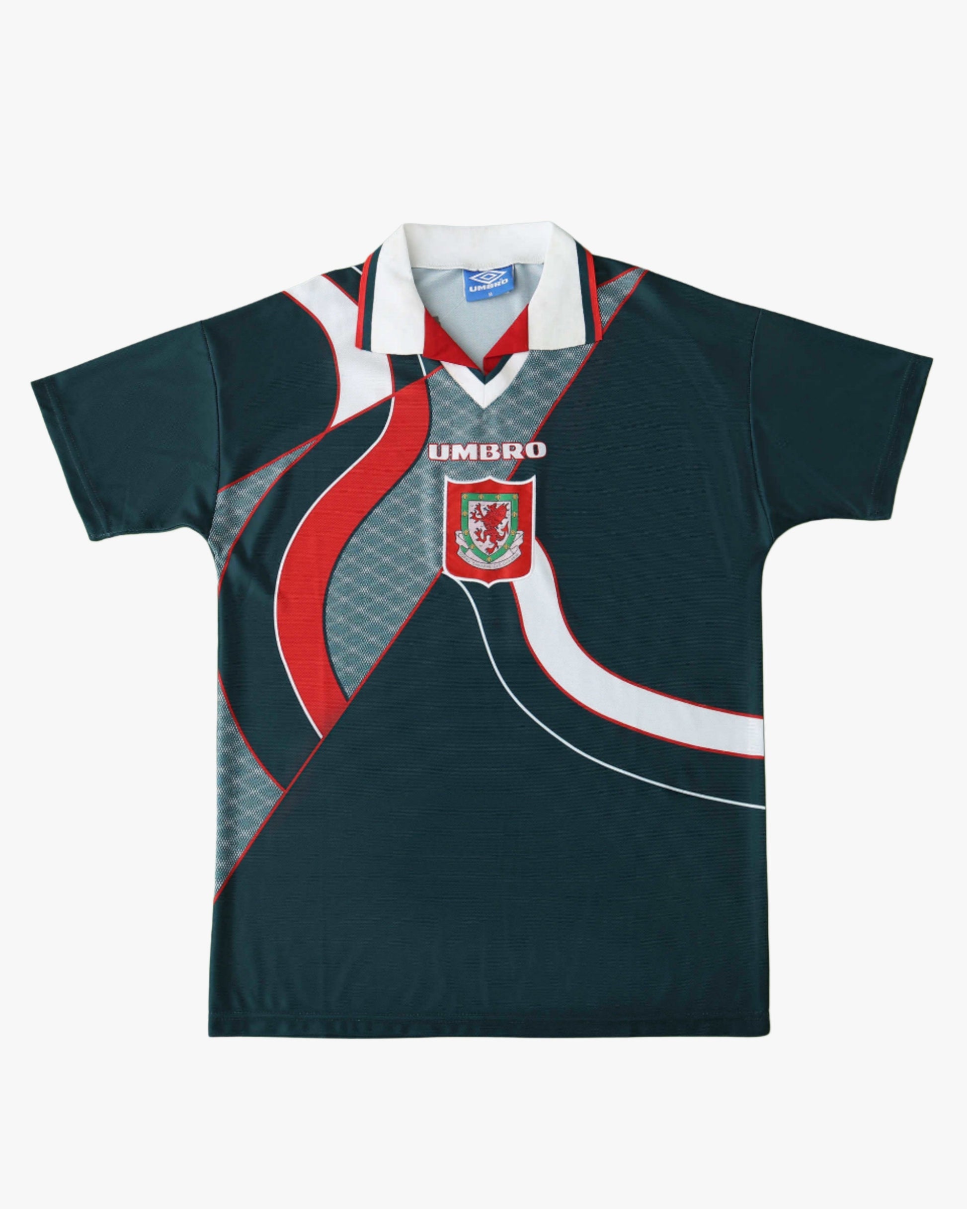 Wales 1995/96 retro away football shirt with Umbro logo and crest.